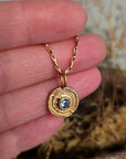 Gold Orb Pendant Irish Jewellery