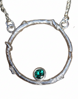 Emerald Faerie Ring Pendant
