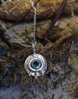 Irish Emerald Eye Necklace
