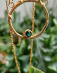 Ready to Wear Gold & Emerald Faerie Ring Pendant
