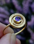 Gold & Gemstone Planetary Ring