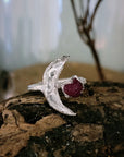 Ruby Moon ring