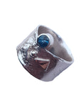 Blue Topaz Guardian Ring
