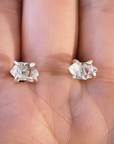 Raw Herkimer Diamond Earrings