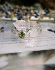 Peridot Thin Band Faerie Tale Ring