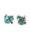 Raw Blue Apatite Earrings