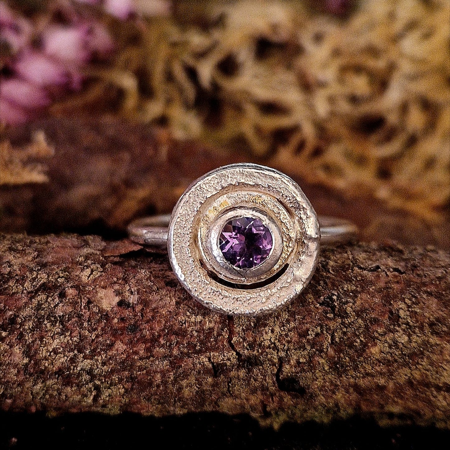 Amethyst Planetary Ring (Ready to Wear)