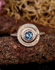 Blue Topaz Planetary Ring - Ready to Wear