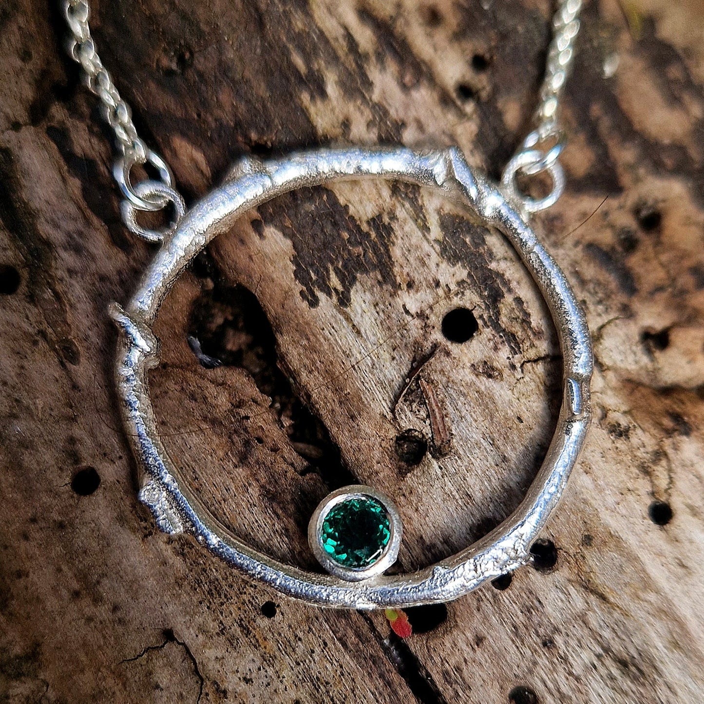 Emerald Faerie Ring Pendant