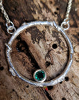 Emerald Faerie Ring Pendant
