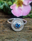 Blue Topaz Planetary Ring - Ready to Wear