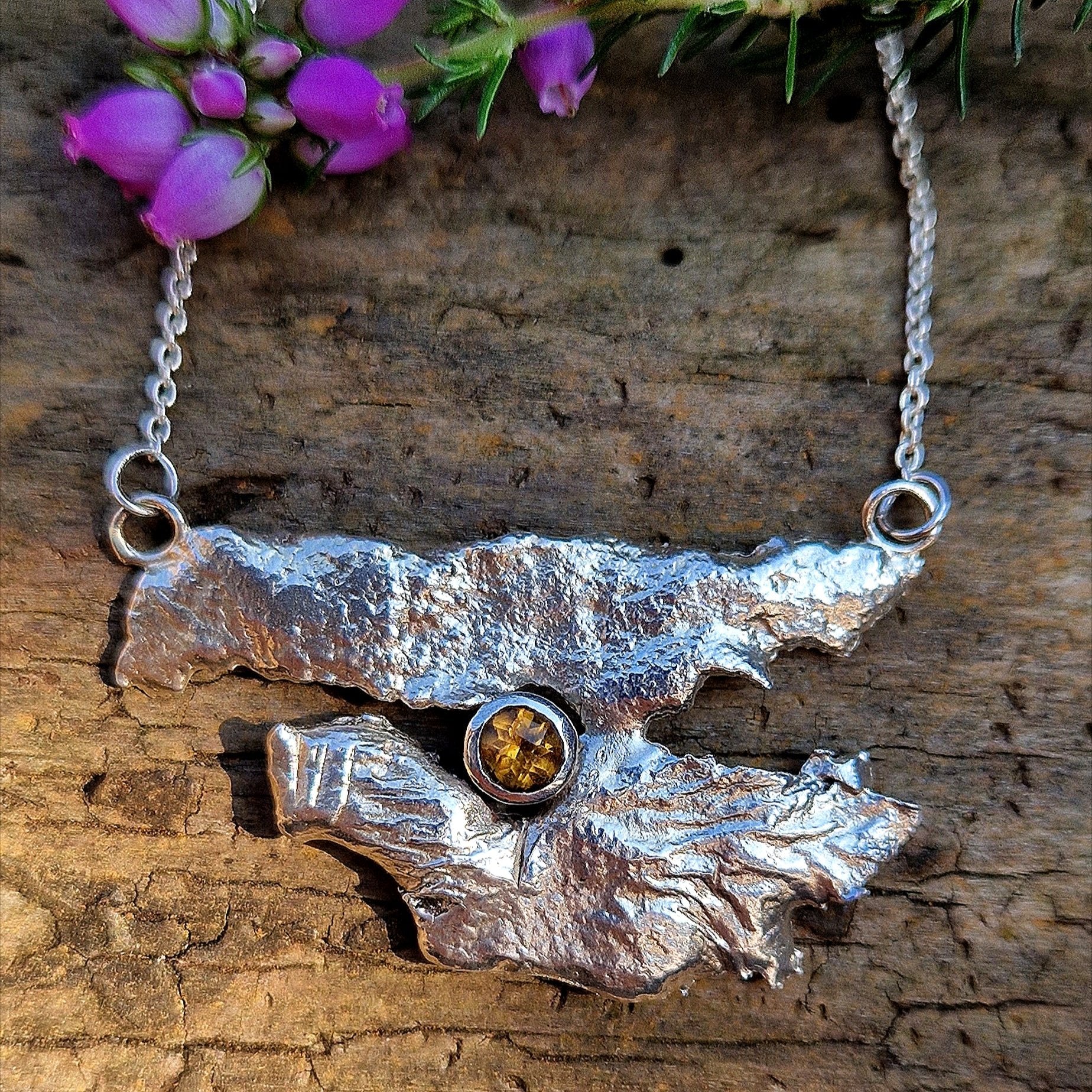 Citrine Faerie Realm Pendant - Ready to Wear