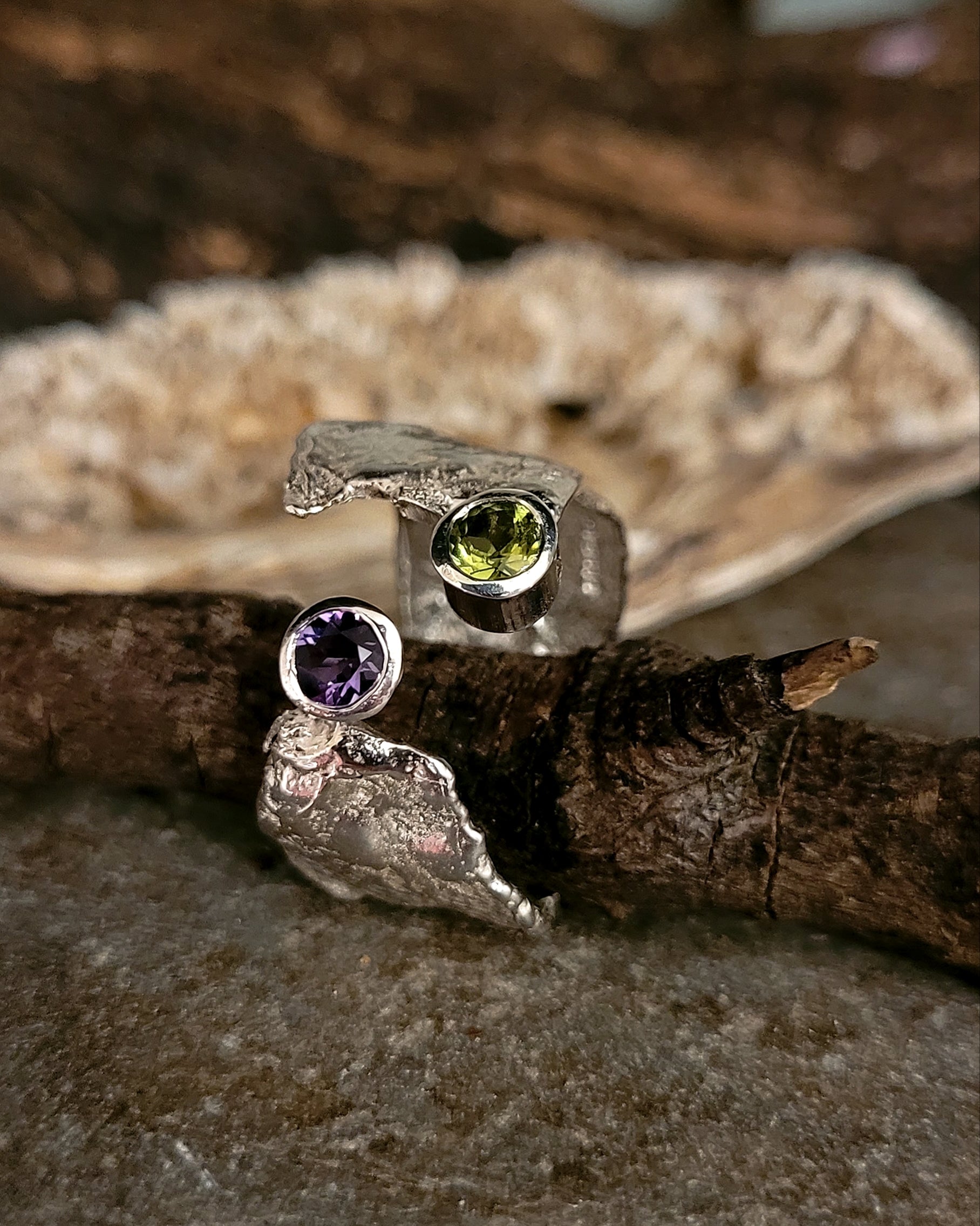 Amethyst & Peridot Faerie Tale Ring