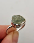 OOAK Raw Aquamarine Sacred Ring