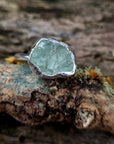 OOAK Raw Aquamarine Sacred Ring