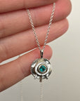 Emerald Celestial  Eye Pendant made in  Ireland