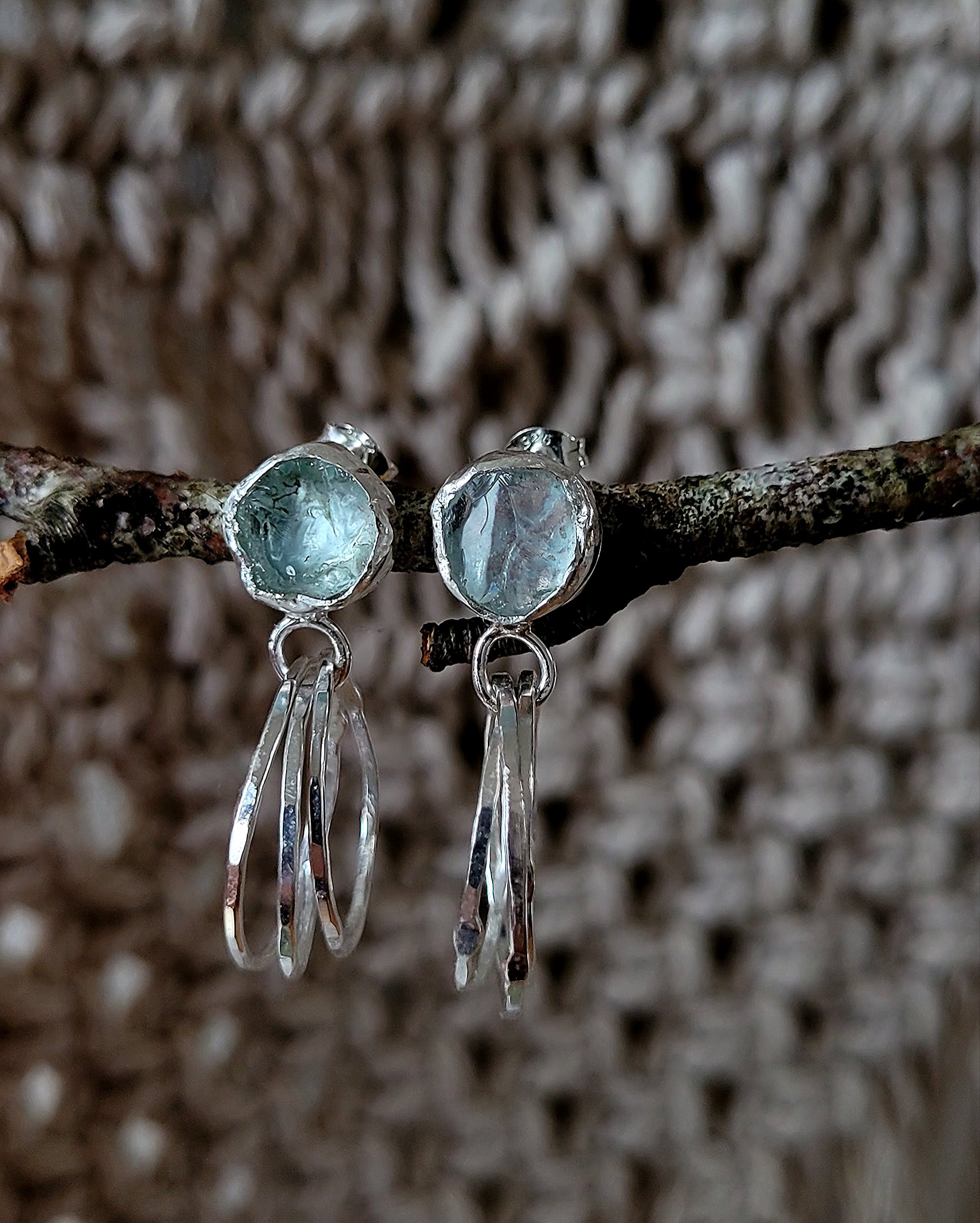 Goddess of the Water Hoop Earrings