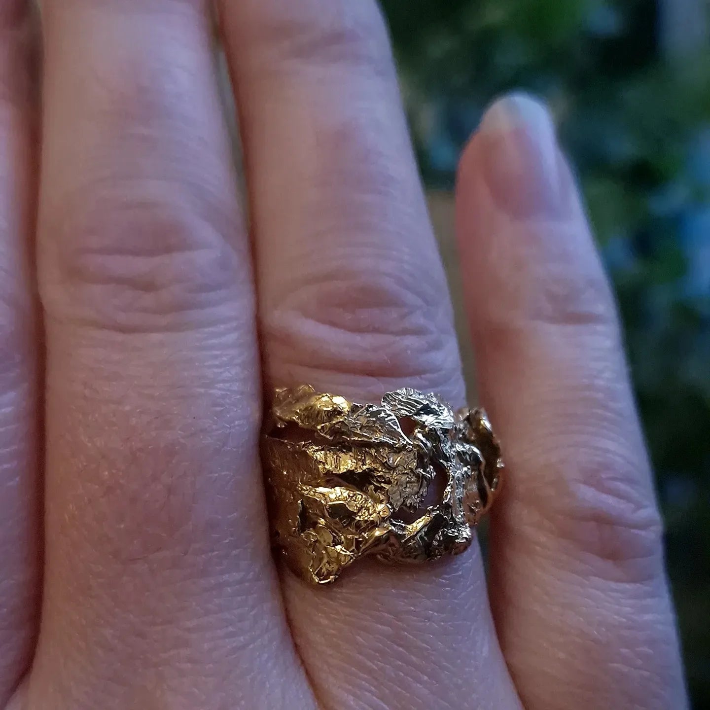 Ready to Wear Gold Goddess of the Sea Ring