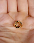 Yellow Gold Knot Pendant