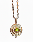 Gold & Gemstone Celestial Eye Pendant