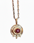 Gold & Gemstone Celestial Eye Pendant