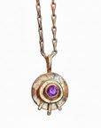 Gold & Gemstone Celestial Eye Pendant