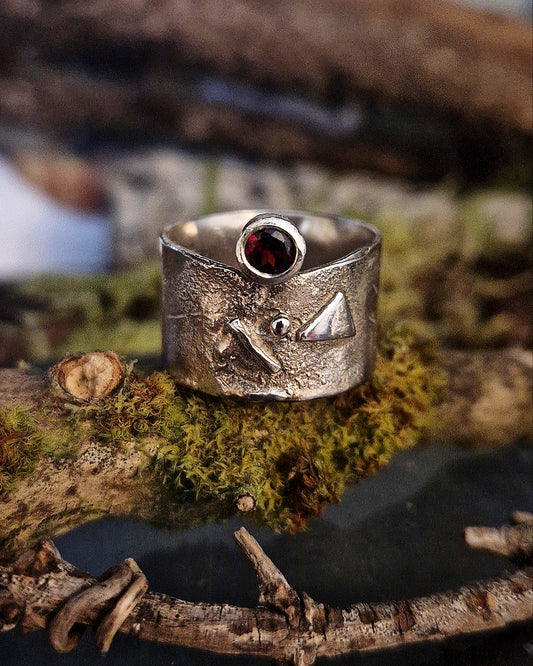 Garnet Guardian Ring