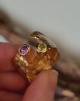 Amethyst & Peridot Gold Faerie Tale Ring