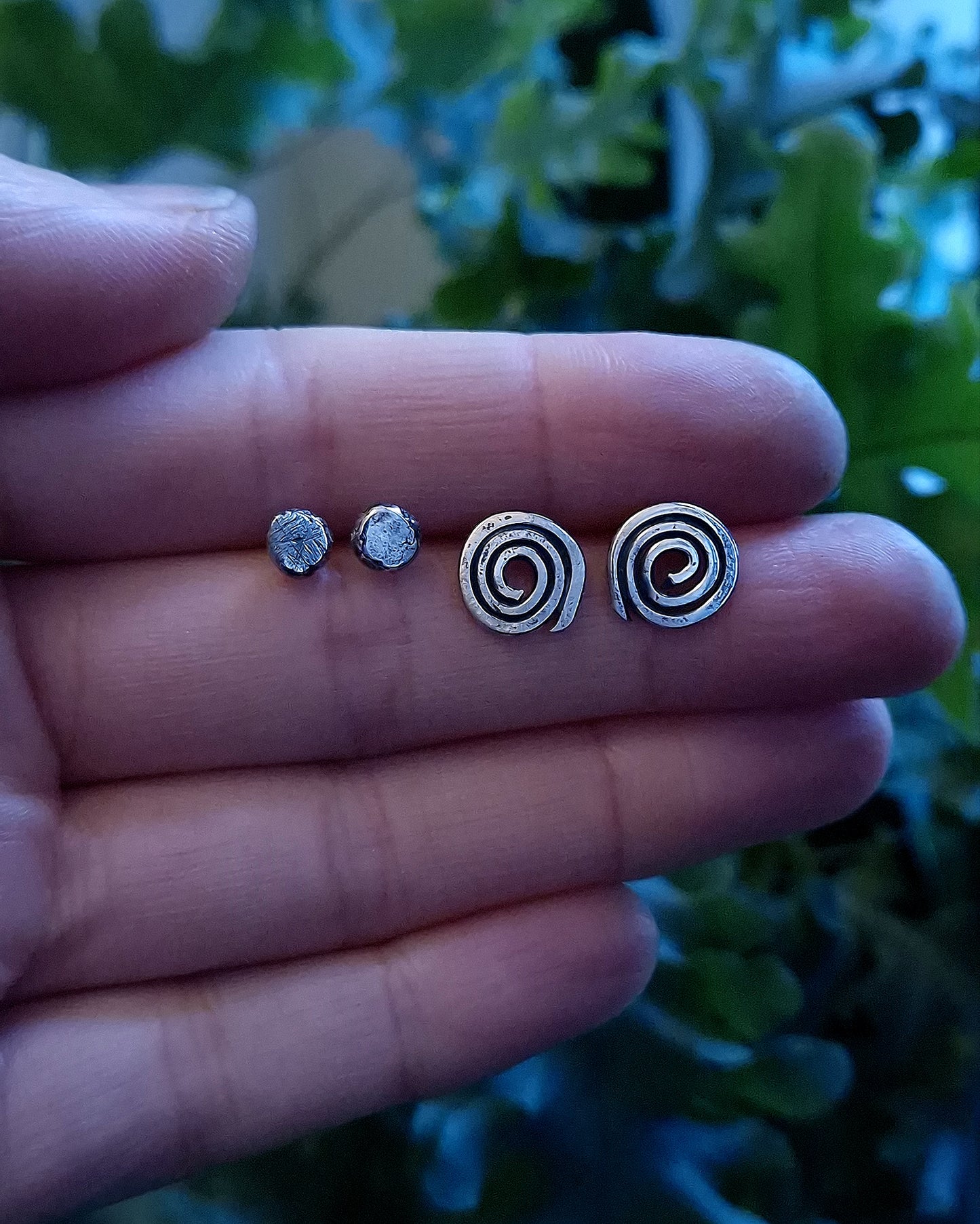 Primitive Spiral Earrings