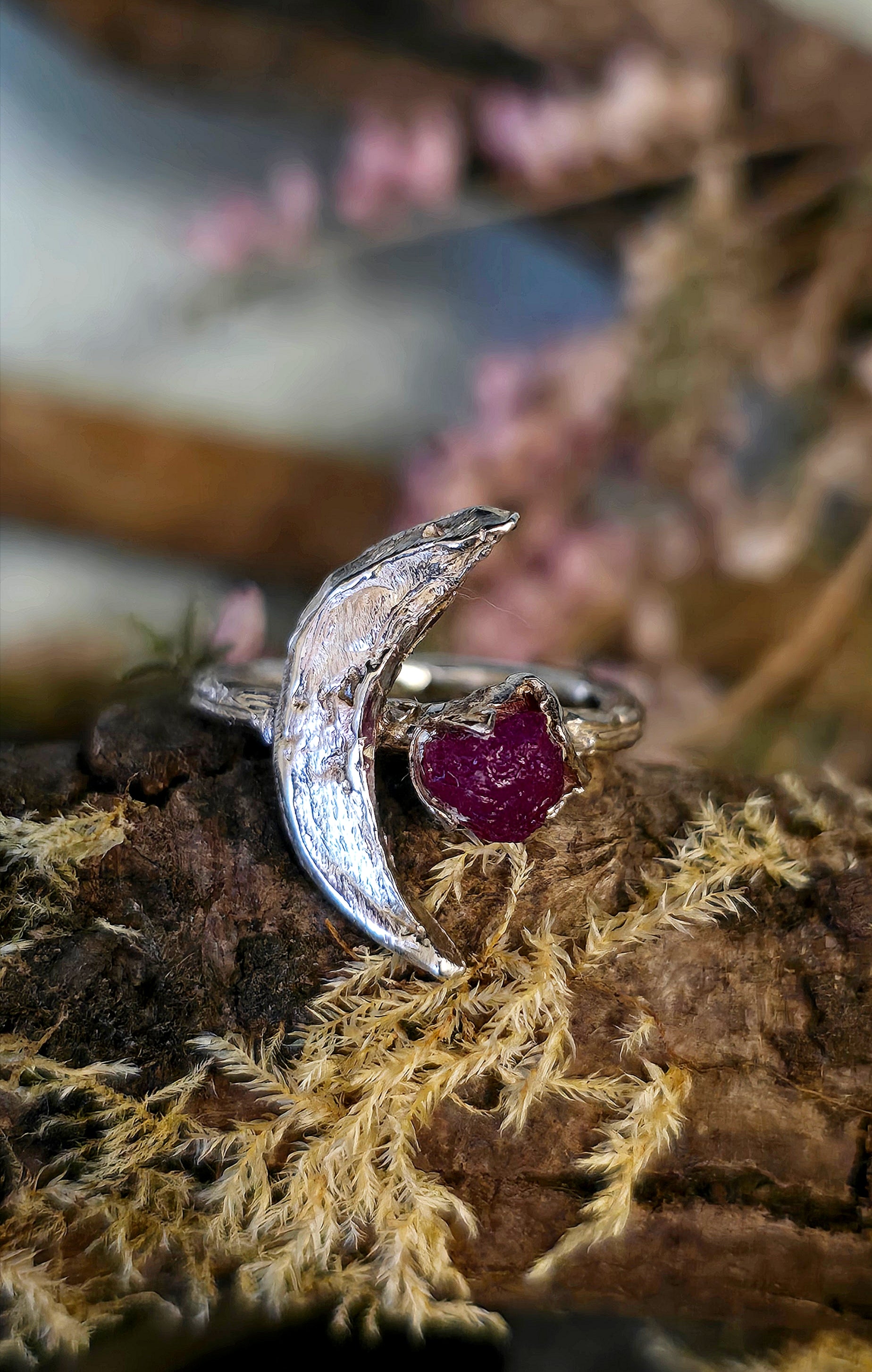 Ruby Moon ring