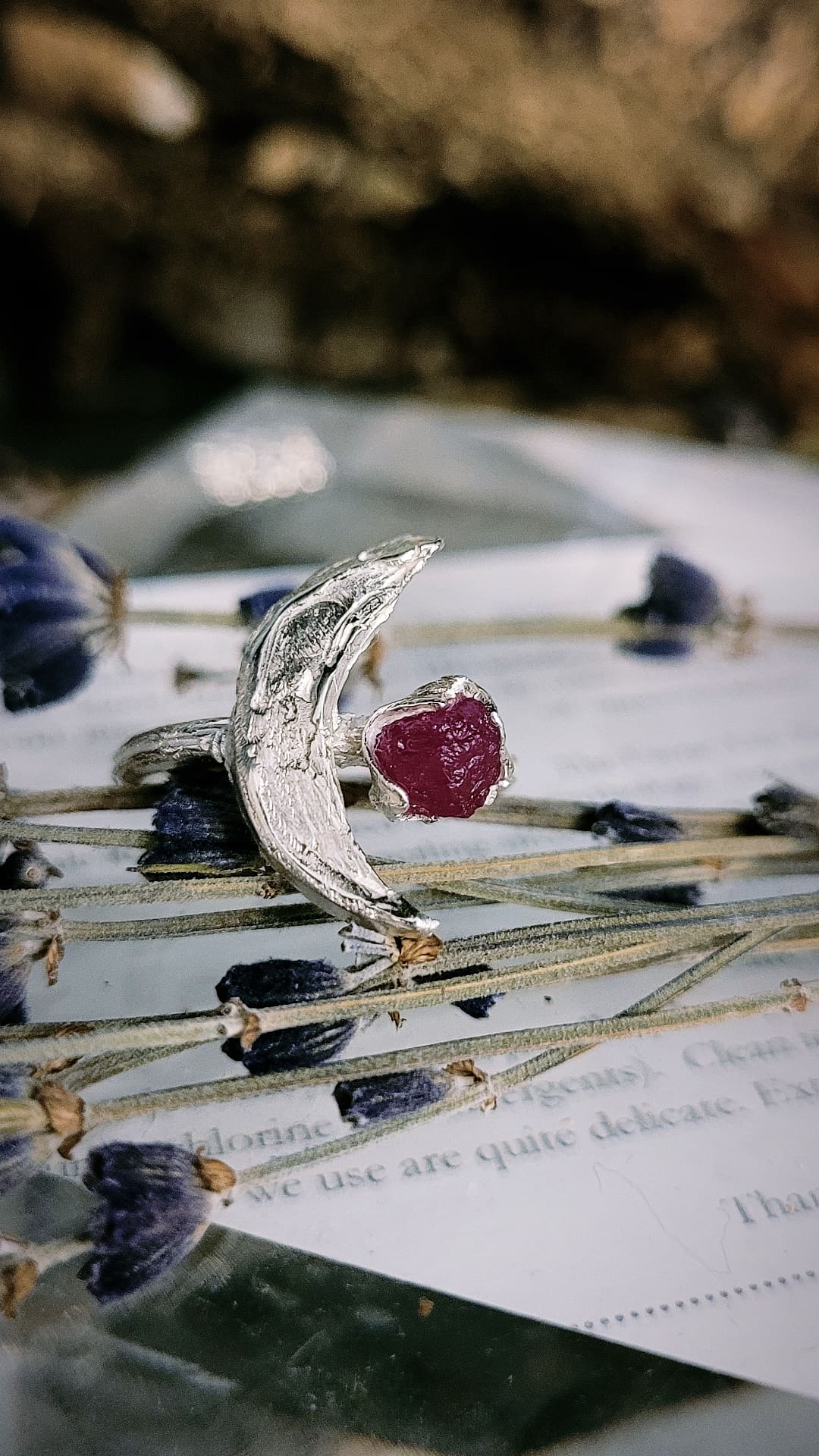 Ruby Moon ring