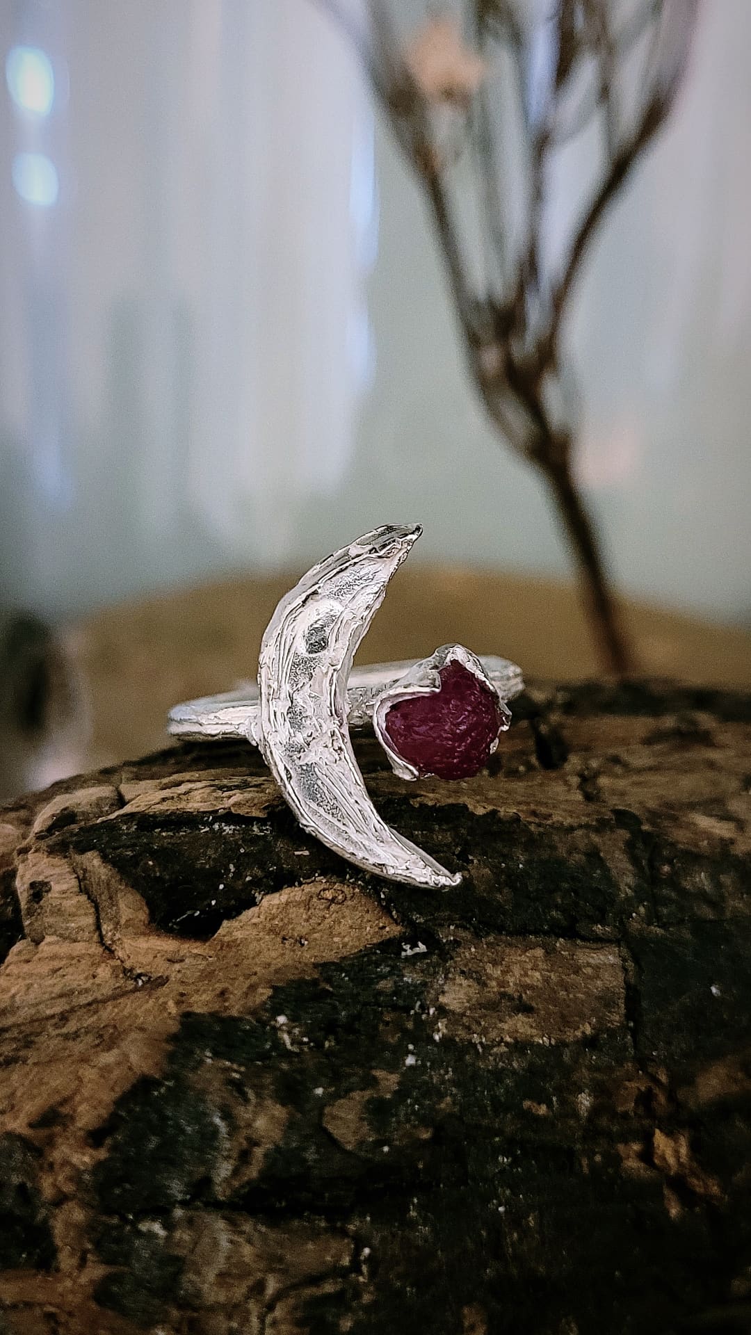 Ruby Moon ring