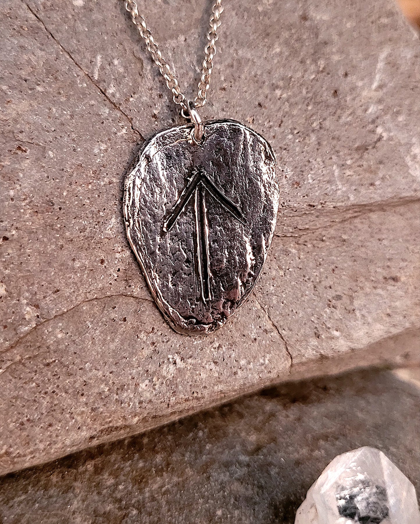 Justice Rune Stone Necklace
