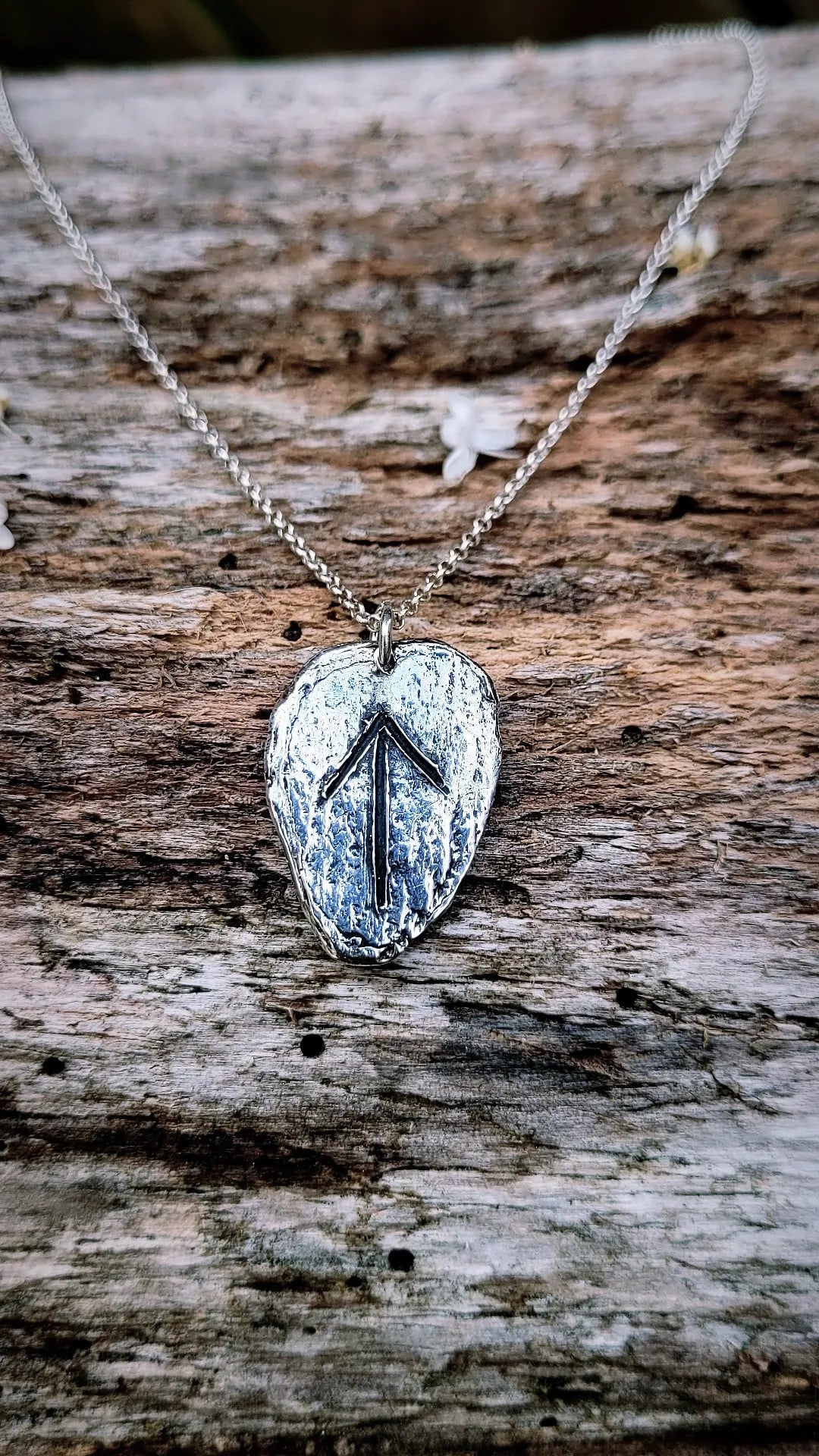 Justice Rune Stone Necklace