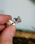 Ready to Wear Amethyst Thin Band Faerie Tale Ring