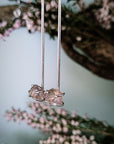 Raw Ametrine Drop Earrings