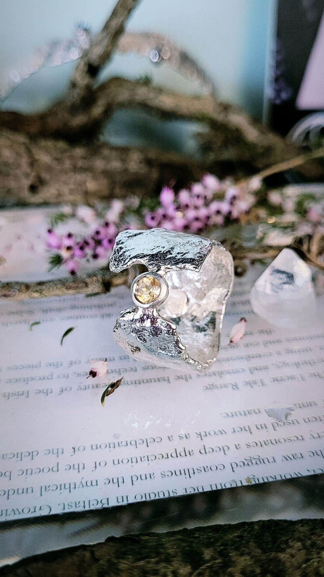 Citrine Faerie Tale Ring