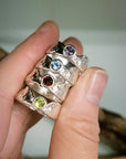 Ready to Wear Peridot Thin Band Faerie Tale Ring
