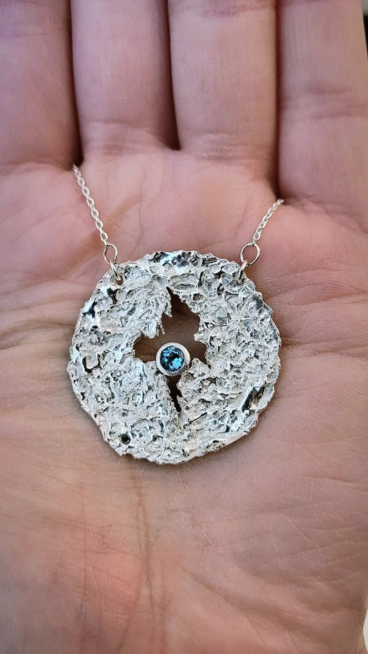 Ready to Wear That Place Beyond Pendant - Blue Topaz